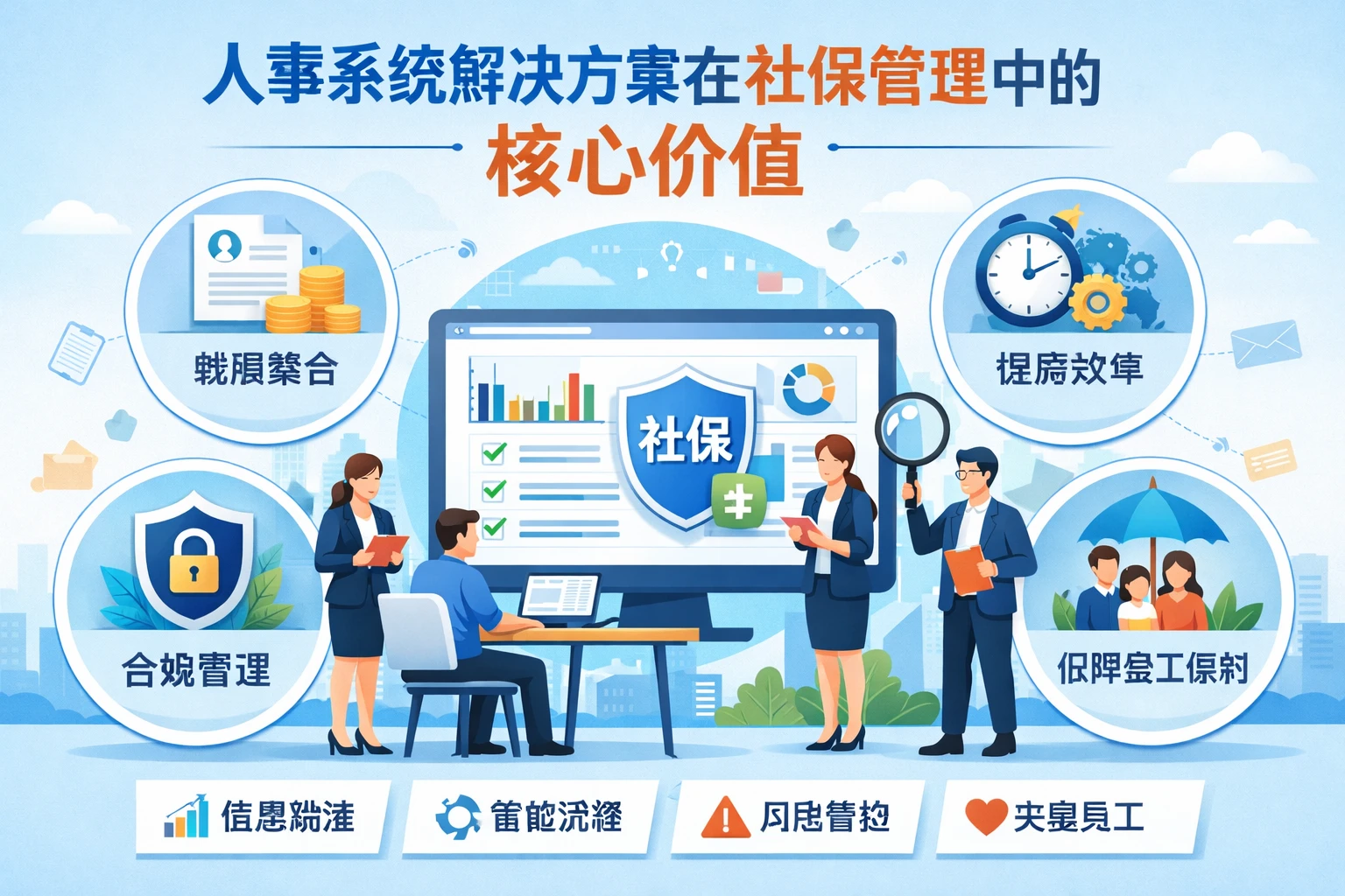 人事系统解决方案在社保管理中的核心价值