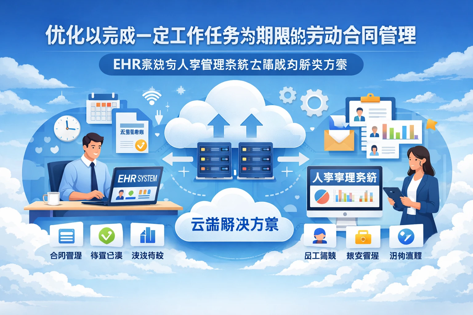 优化以完成一定工作任务为期限的劳动合同管理：ehr系统与人事管理系统云端版的解决方案