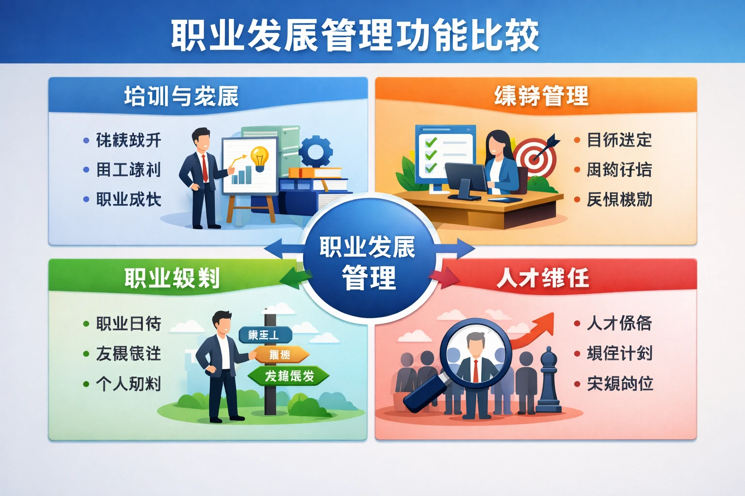 职业发展管理功能比较