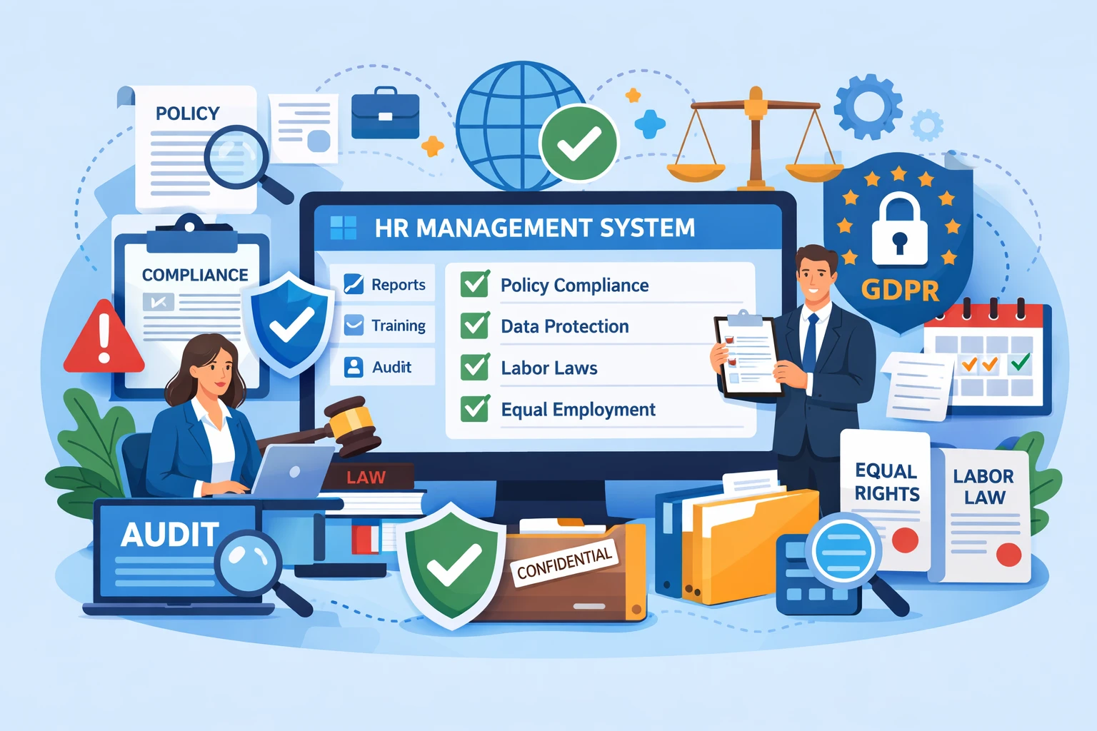 人力资源管理系统中的合规性设计