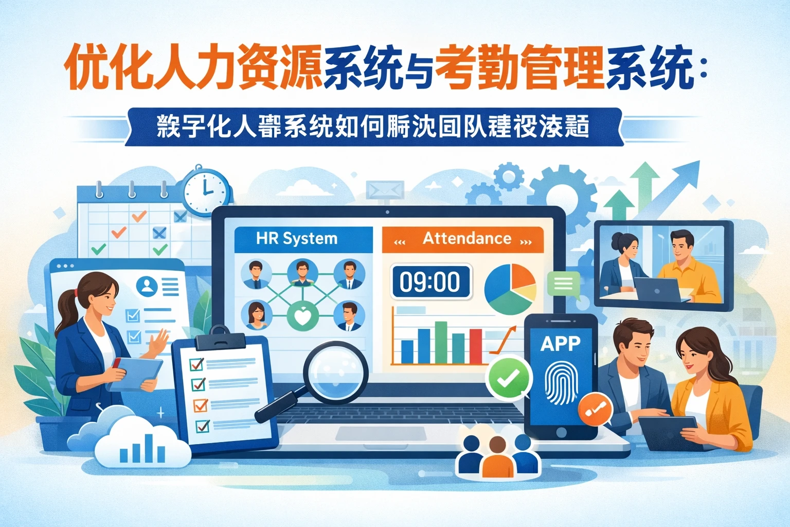 优化人力资源系统与考勤管理系统：数字化人事系统如何解决团队建设难题