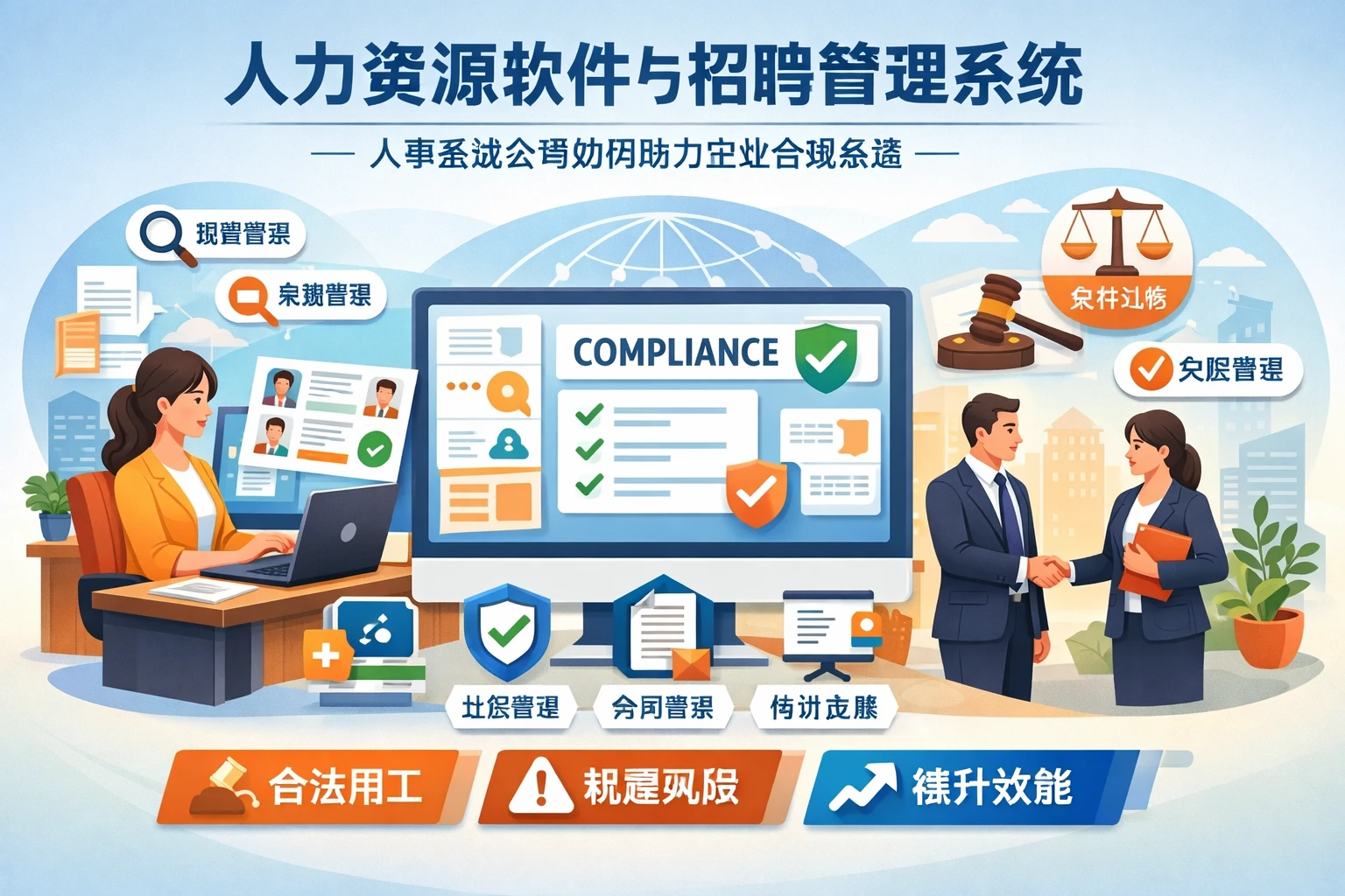 人力资源软件与招聘管理系统：人事系统公司如何助力企业合规经营