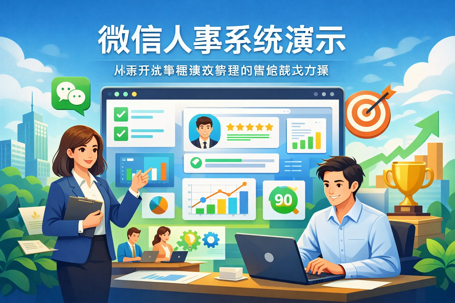 微信人事系统演示：从零开始掌握绩效管理的智能解决方案