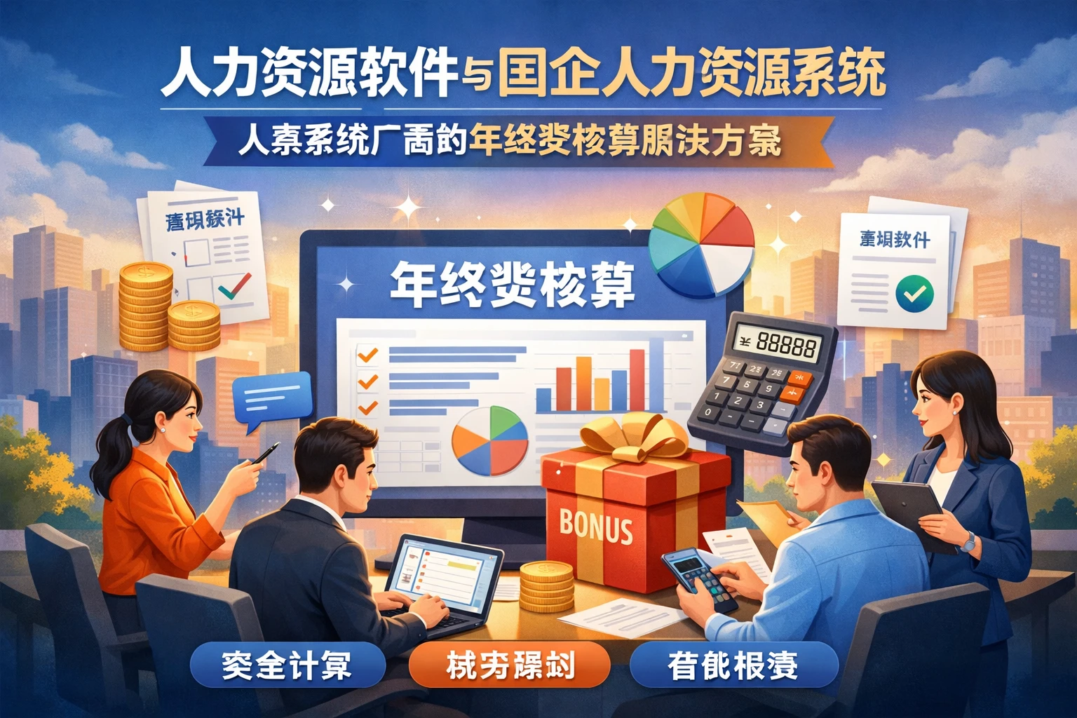 人力资源软件与国企人力资源系统：人事系统厂商的年终奖核算解决方案