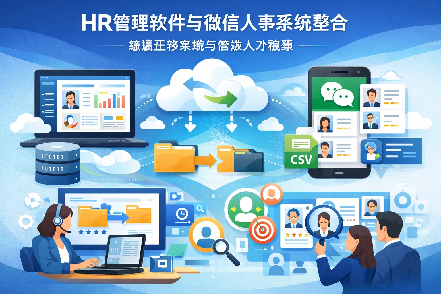 HR管理软件与微信人事系统整合：数据迁移策略与高效人才搜索