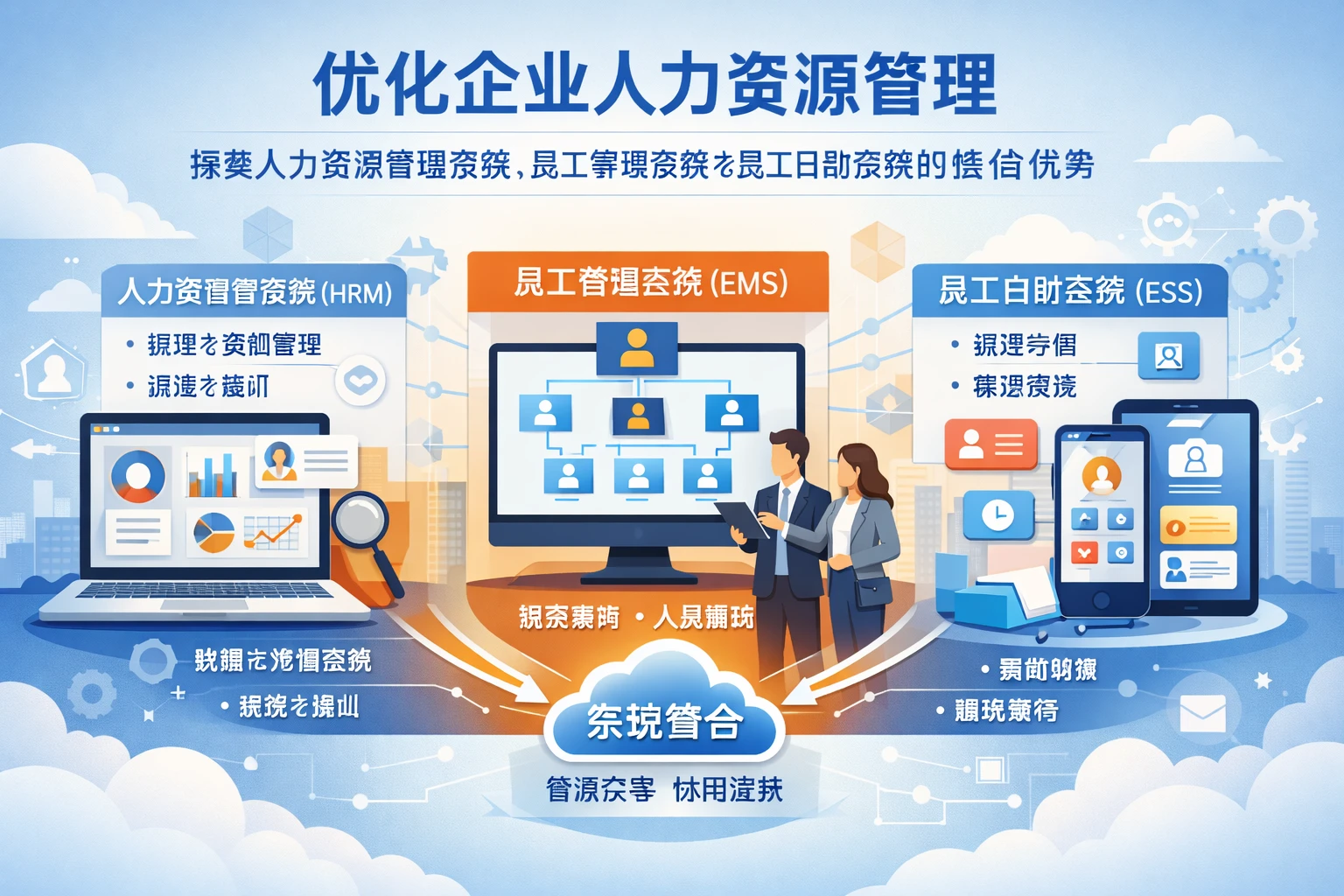 优化企业人力资源管理：探索人力资源管理系统、员工管理系统与员工自助系统的整合优势