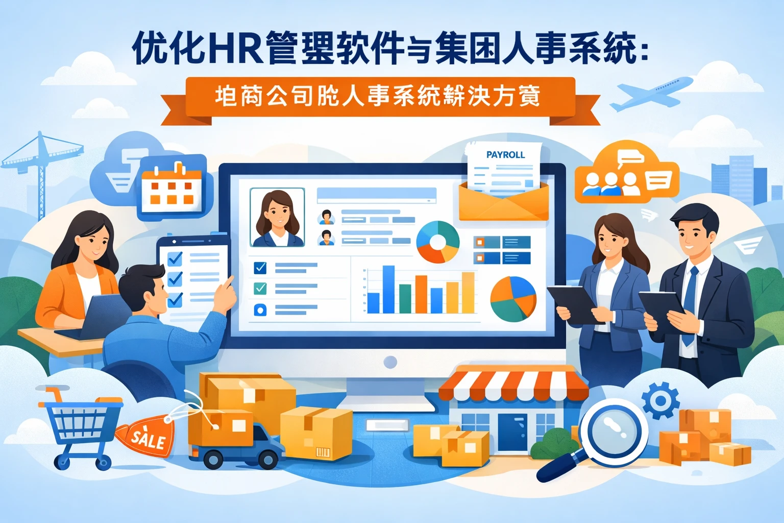 优化HR管理软件与集团人事系统：电商公司的人事系统解决方案