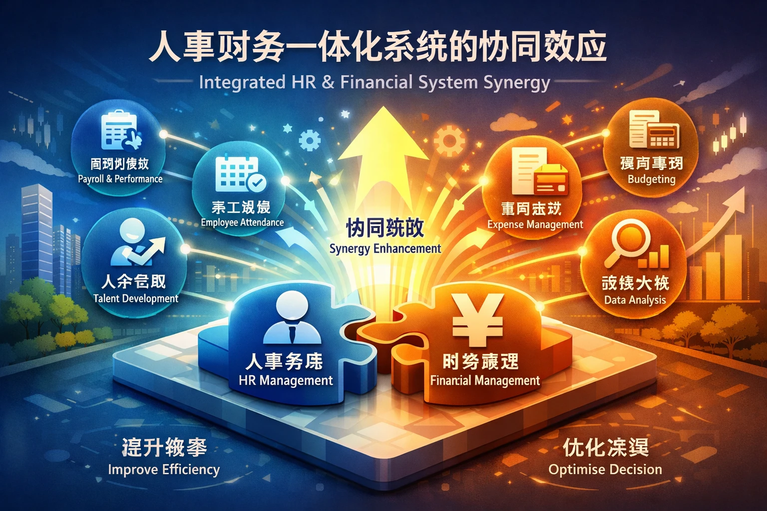 人事财务一体化系统的协同效应
