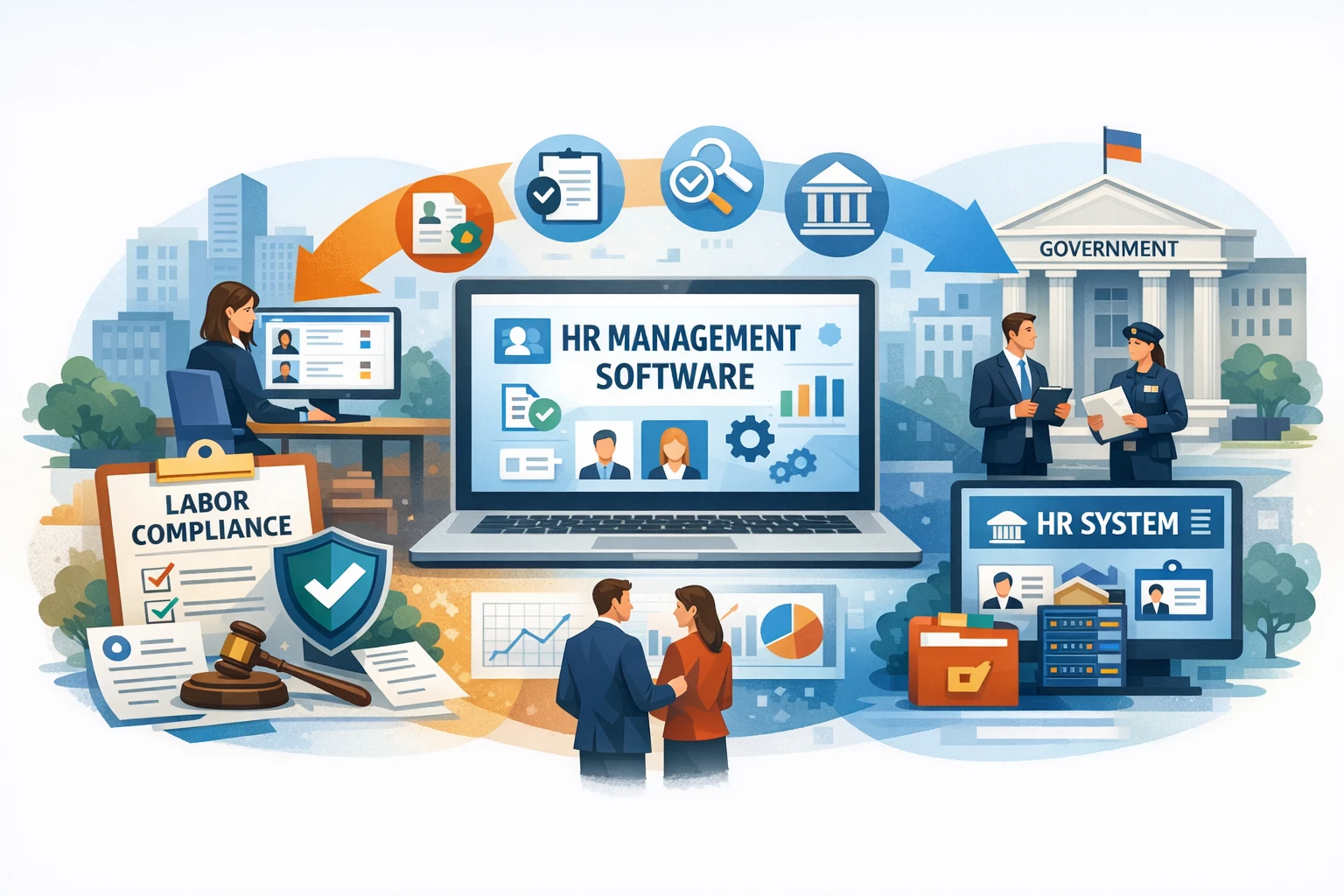 人事管理软件在企业用工合规与政府人事管理系统中的关键作用