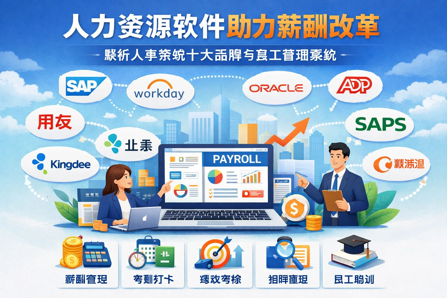 人力资源软件助力薪酬改革：解析人事系统十大品牌与员工管理系统