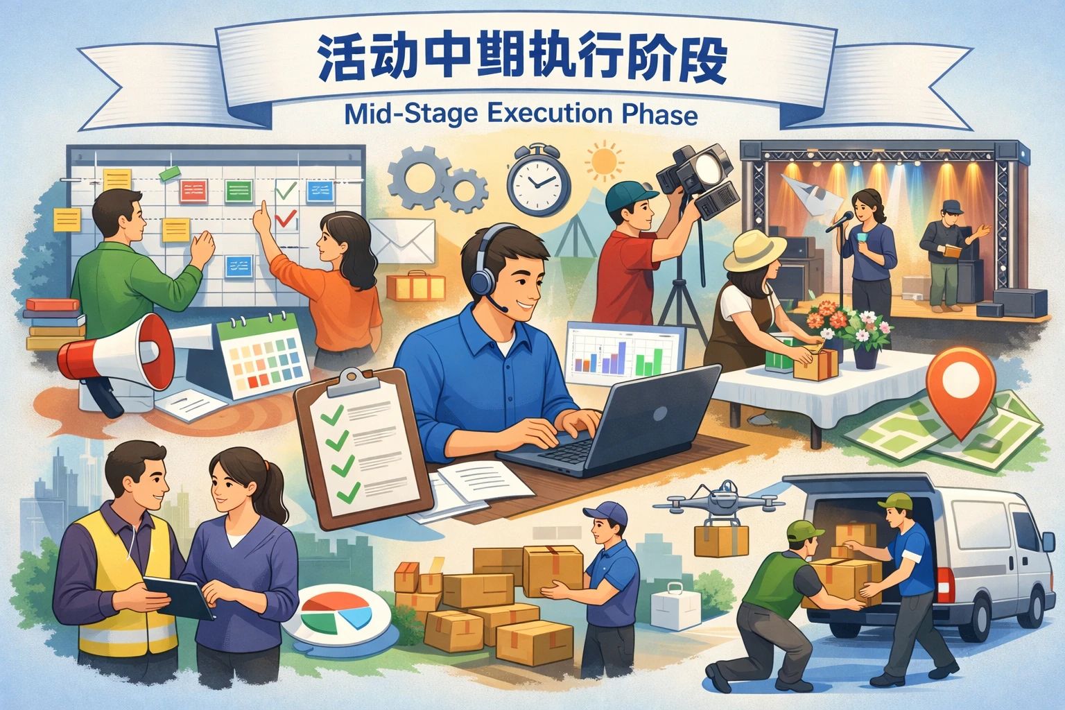 活动中期执行阶段