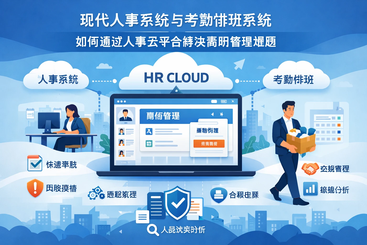 现代人事系统与考勤排班系统如何通过人事云平台解决离职管理难题