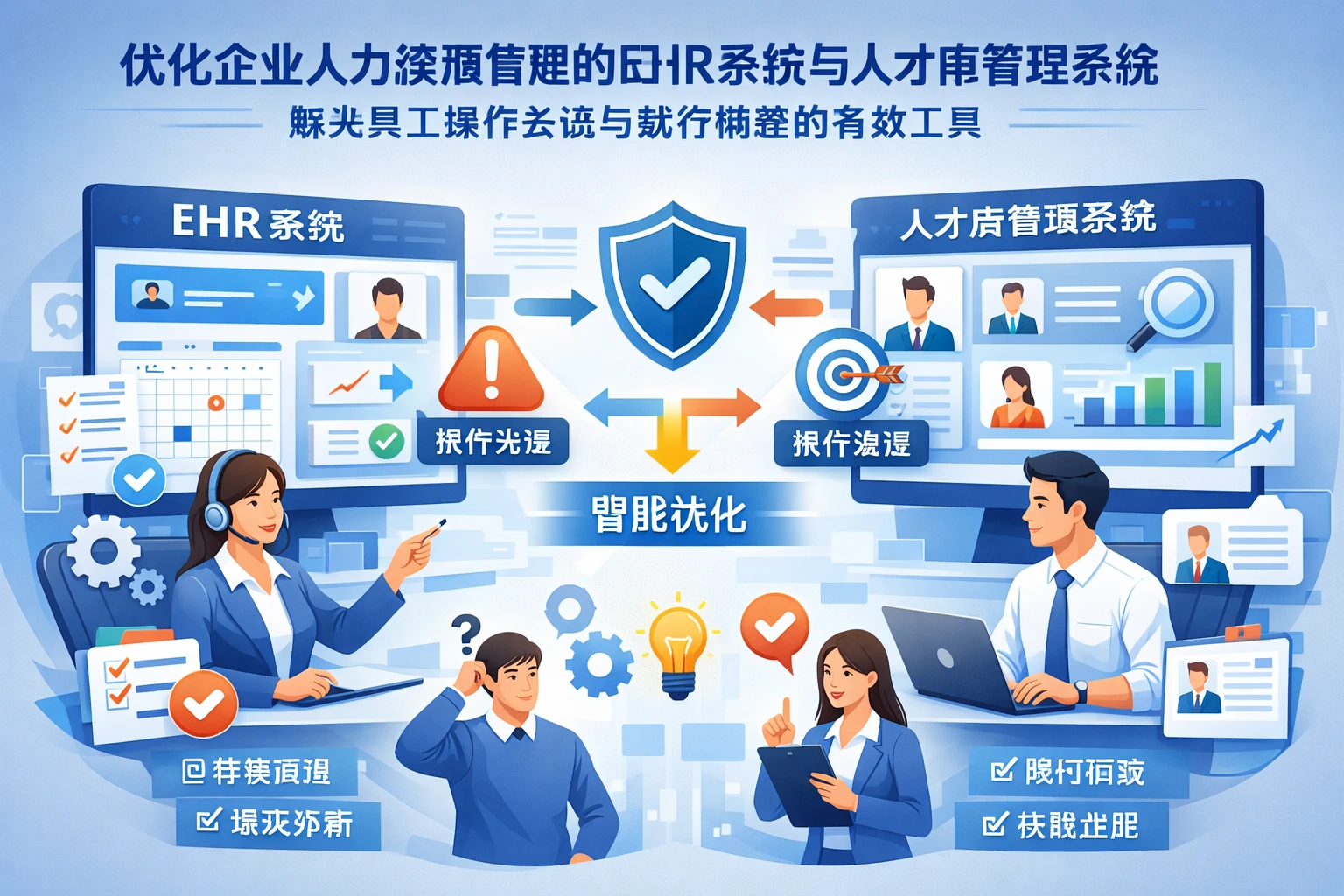 优化企业人力资源管理的EHR系统与人才库管理系统：解决员工操作失误与执行偏差的有效工具