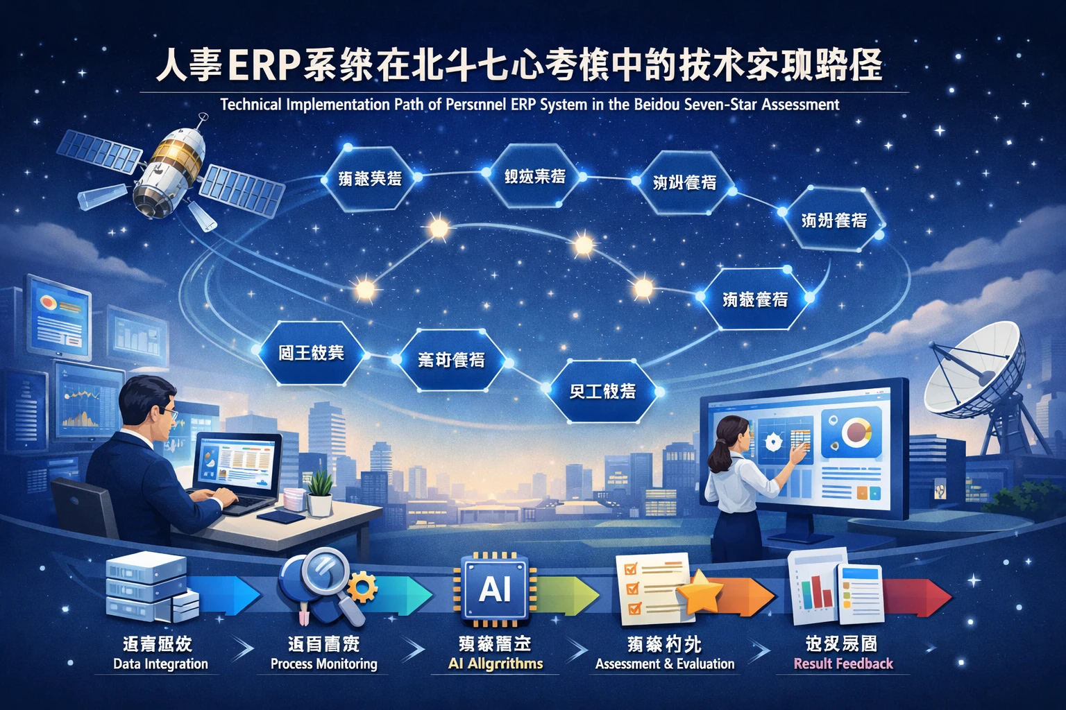 人事ERP系统在北斗七心考核中的技术实现路径