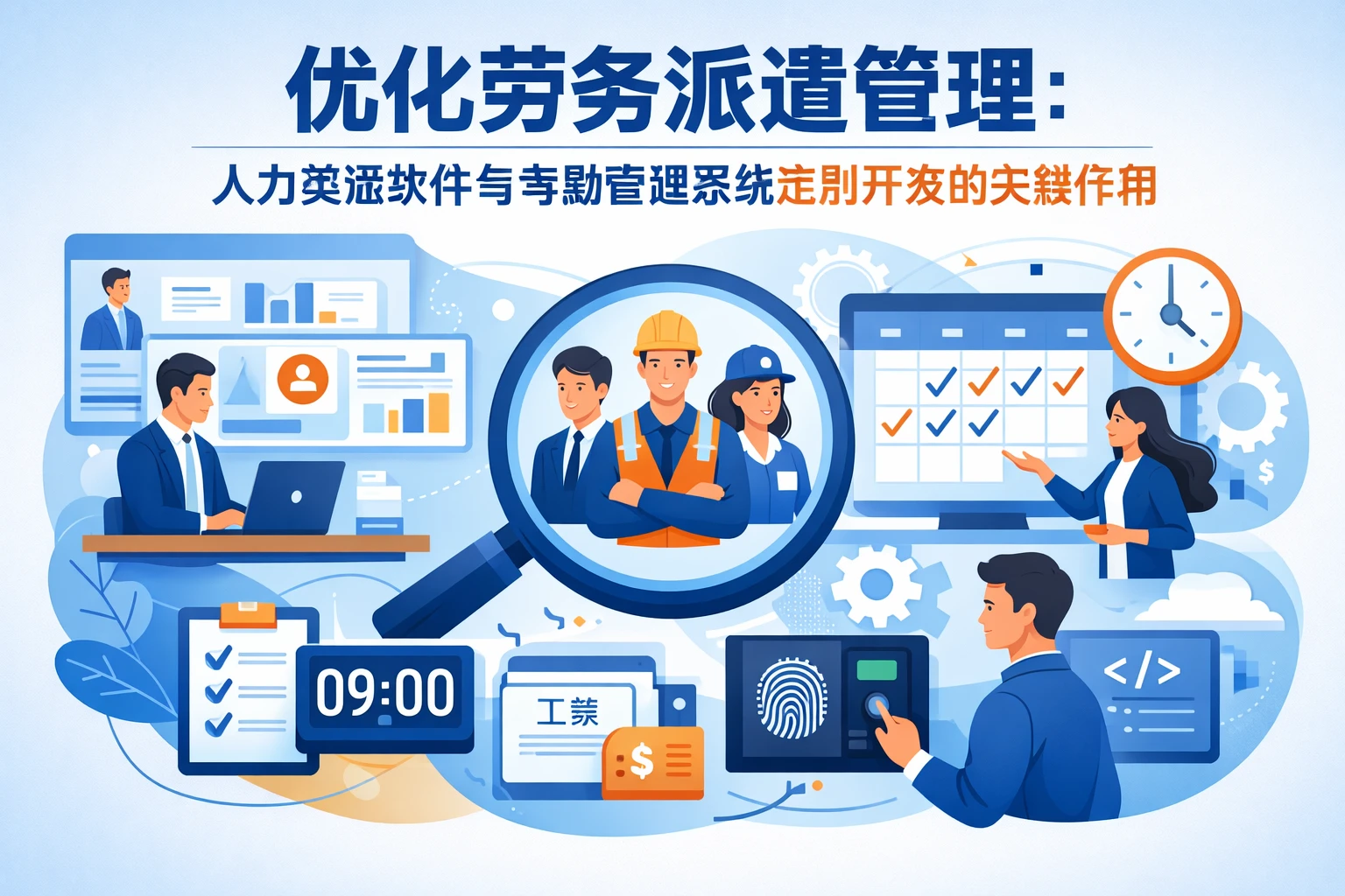 优化劳务派遣管理：人力资源软件与考勤管理系统定制开发的关键作用