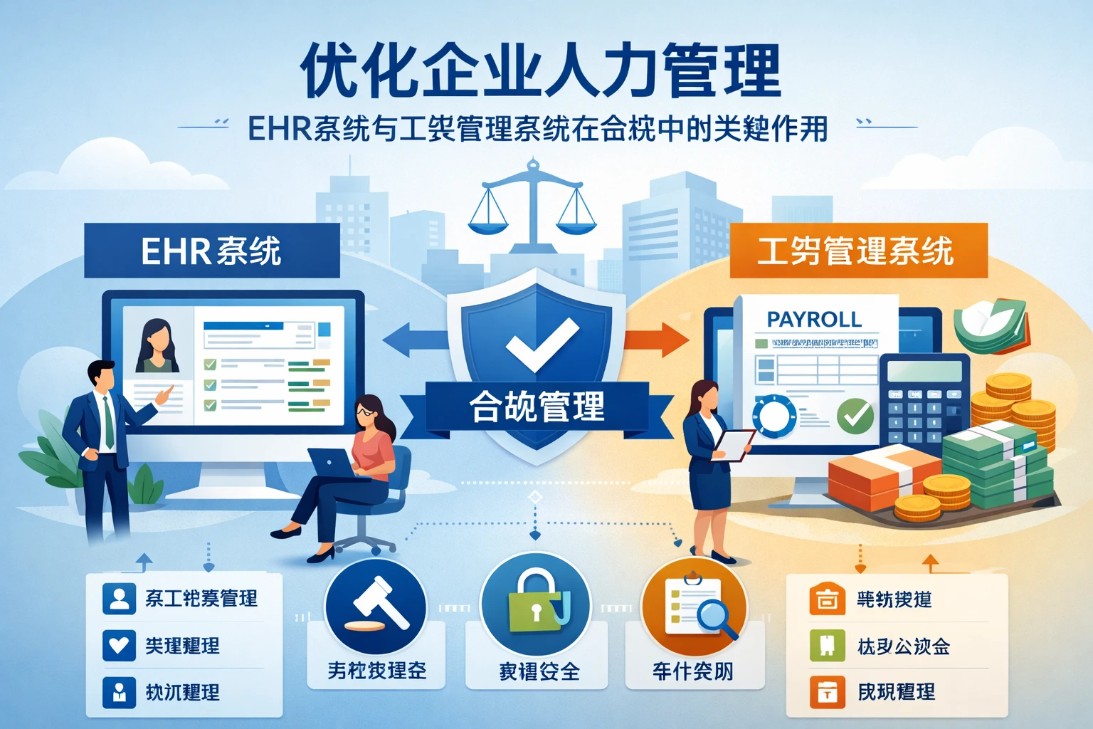 优化企业人力管理：EHR系统与工资管理系统在合规中的关键作用
