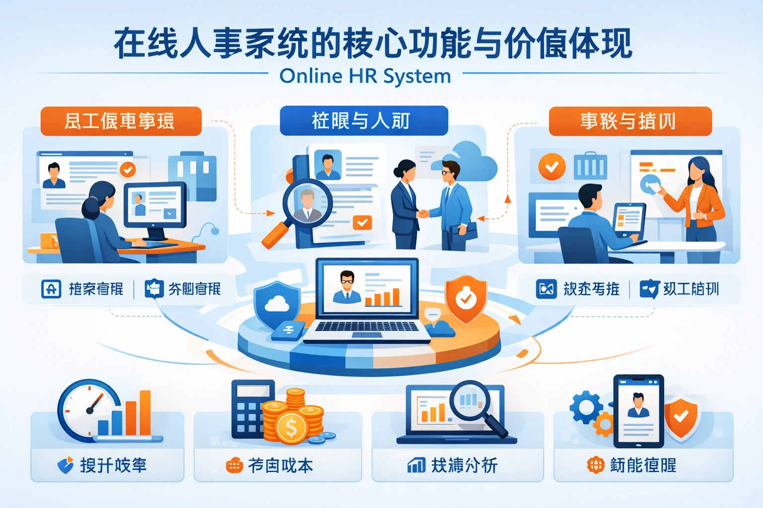 在线人事系统的核心功能与价值体现