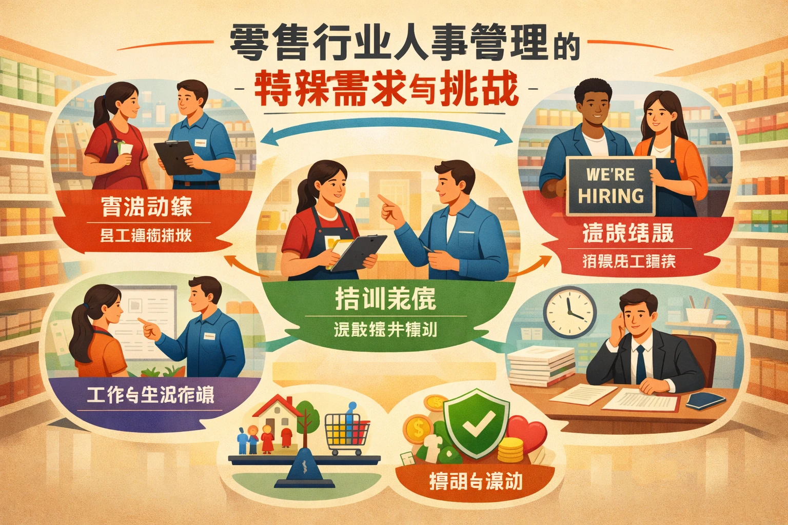 零售行业人事管理的特殊需求与挑战