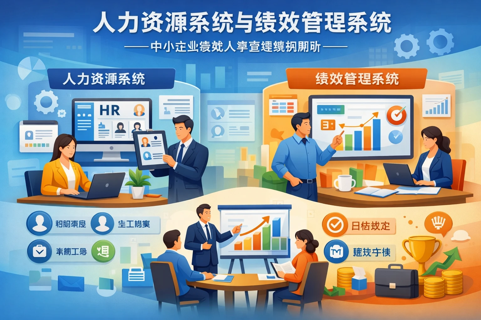 人力资源系统与绩效管理系统:中小企业高效人事管理案例解析