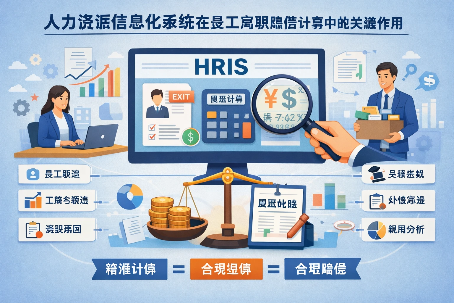 人力资源信息化系统在员工离职赔偿计算中的关键作用