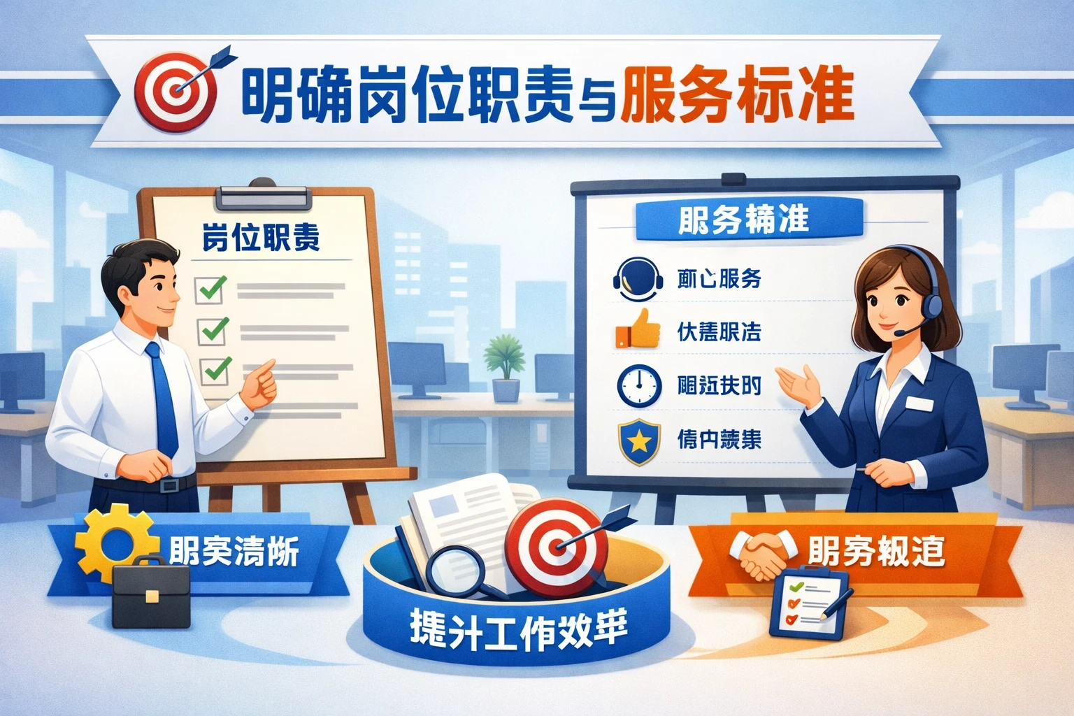 明确岗位职责与服务标准