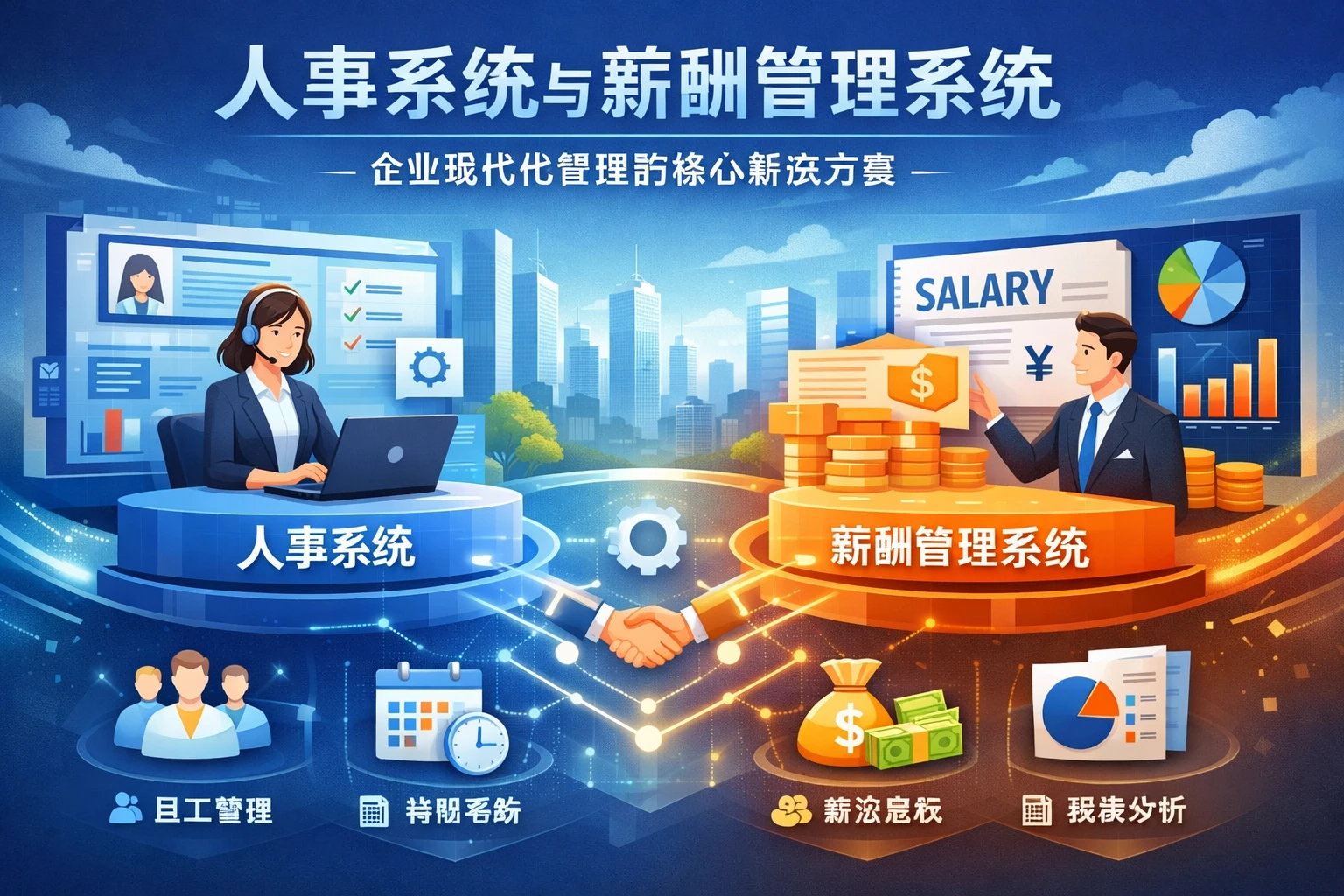 人事系统与薪酬管理系统:企业现代化管理的核心解决方案