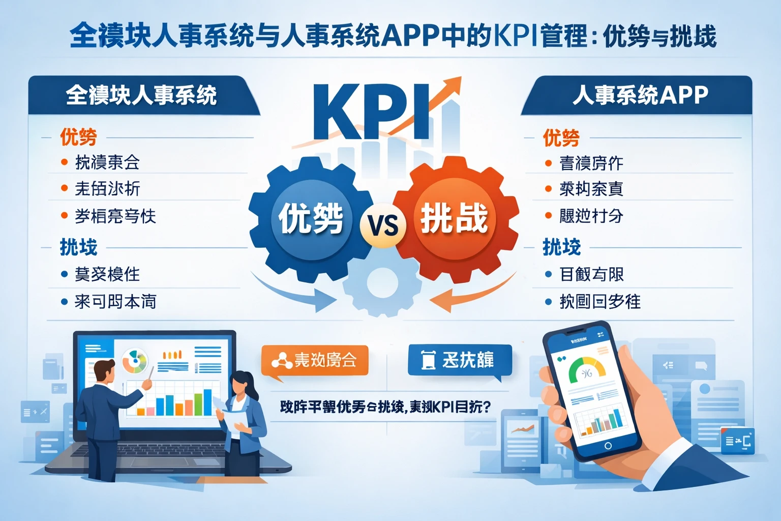 全模块人事系统与人事系统APP中的KPI管理:优势与挑战