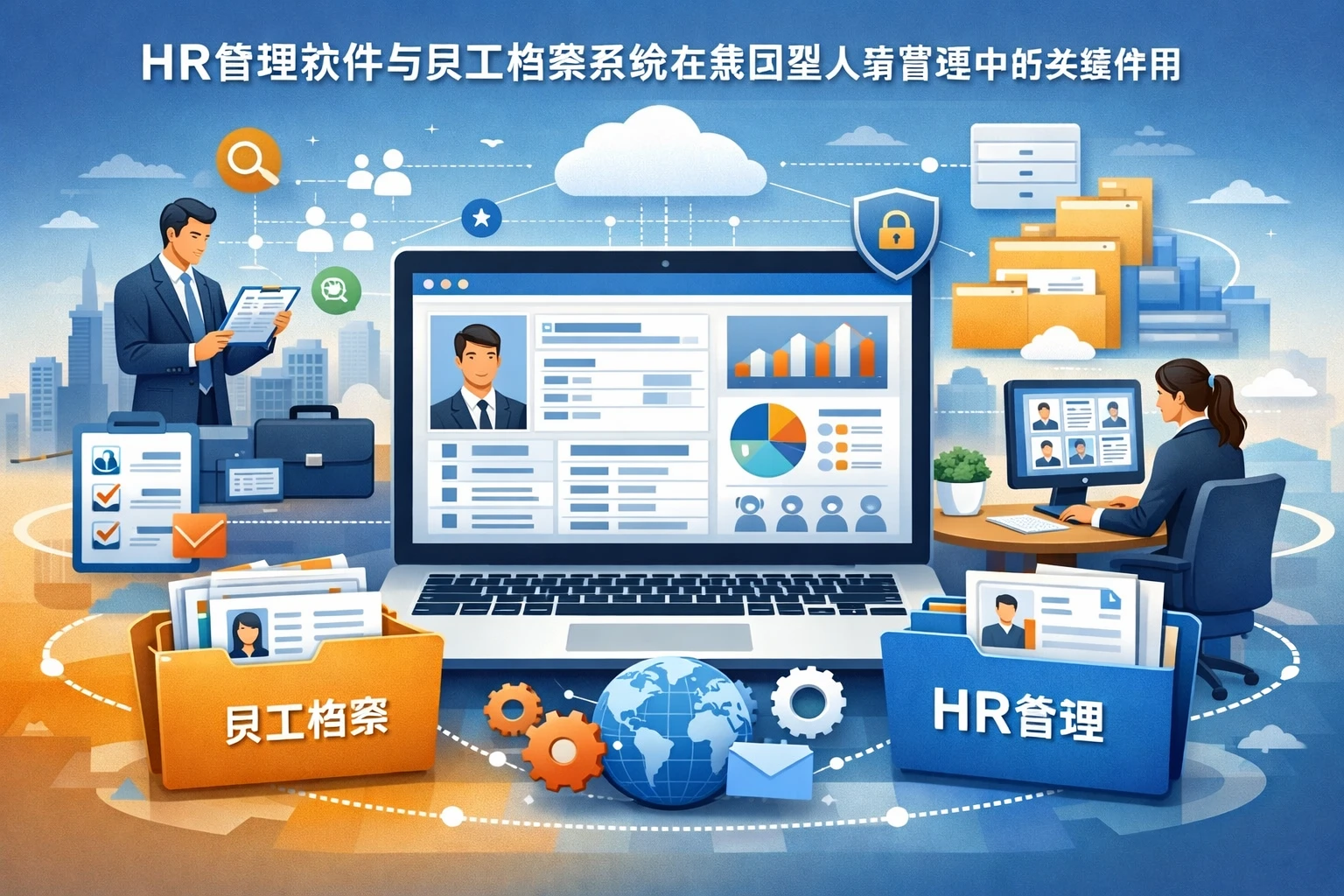 HR管理软件与员工档案系统在集团型人事管理中的关键作用