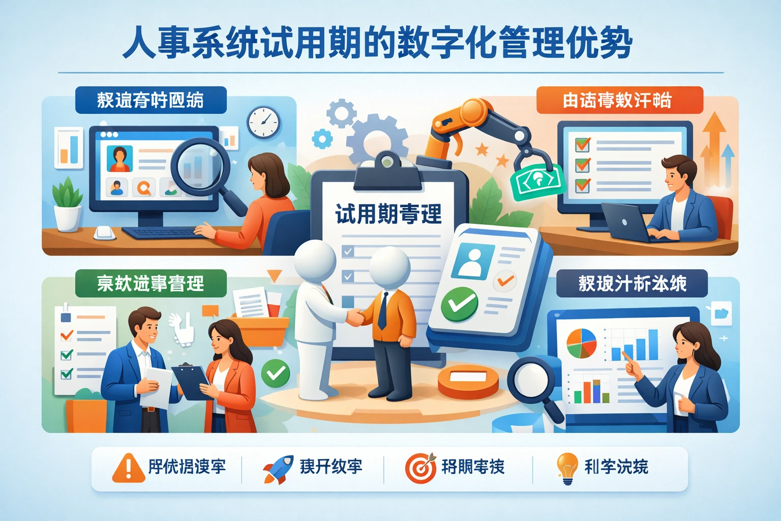 人事系统试用期的数字化管理优势