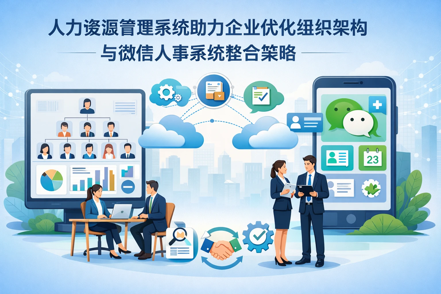 人力资源管理系统助力企业优化组织架构与微信人事系统整合策略