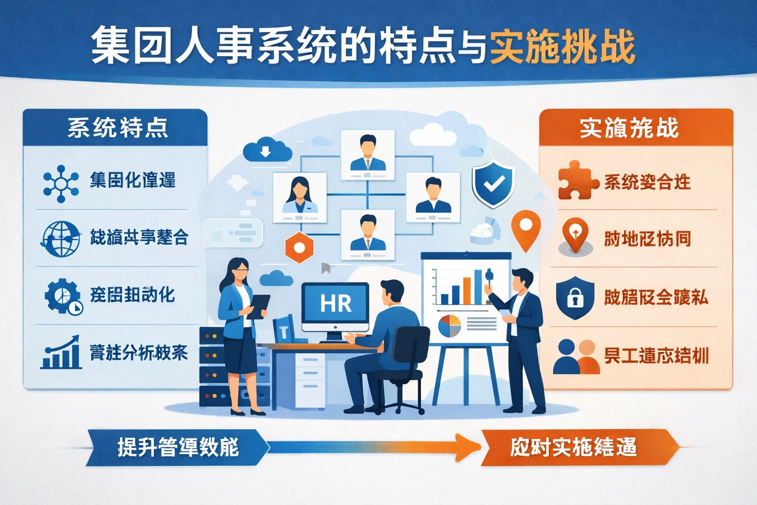 集团人事系统的特点与实施挑战