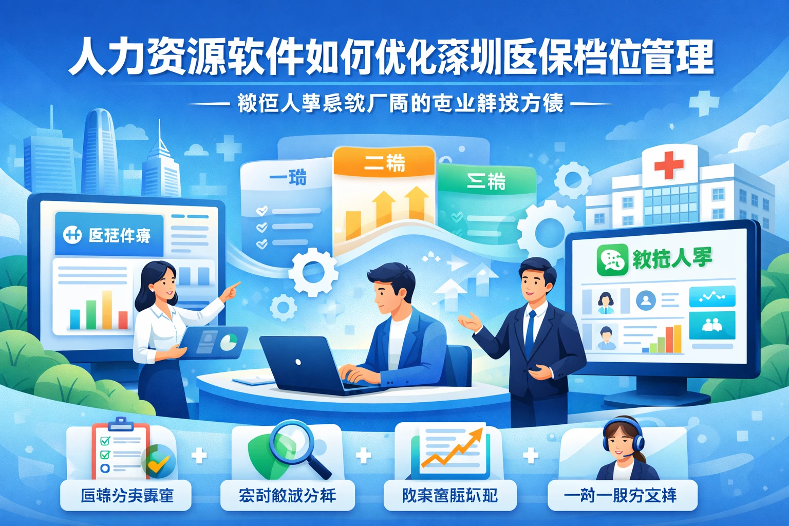 人力资源软件如何优化深圳医保档位管理——微信人事系统厂商的专业解决方案