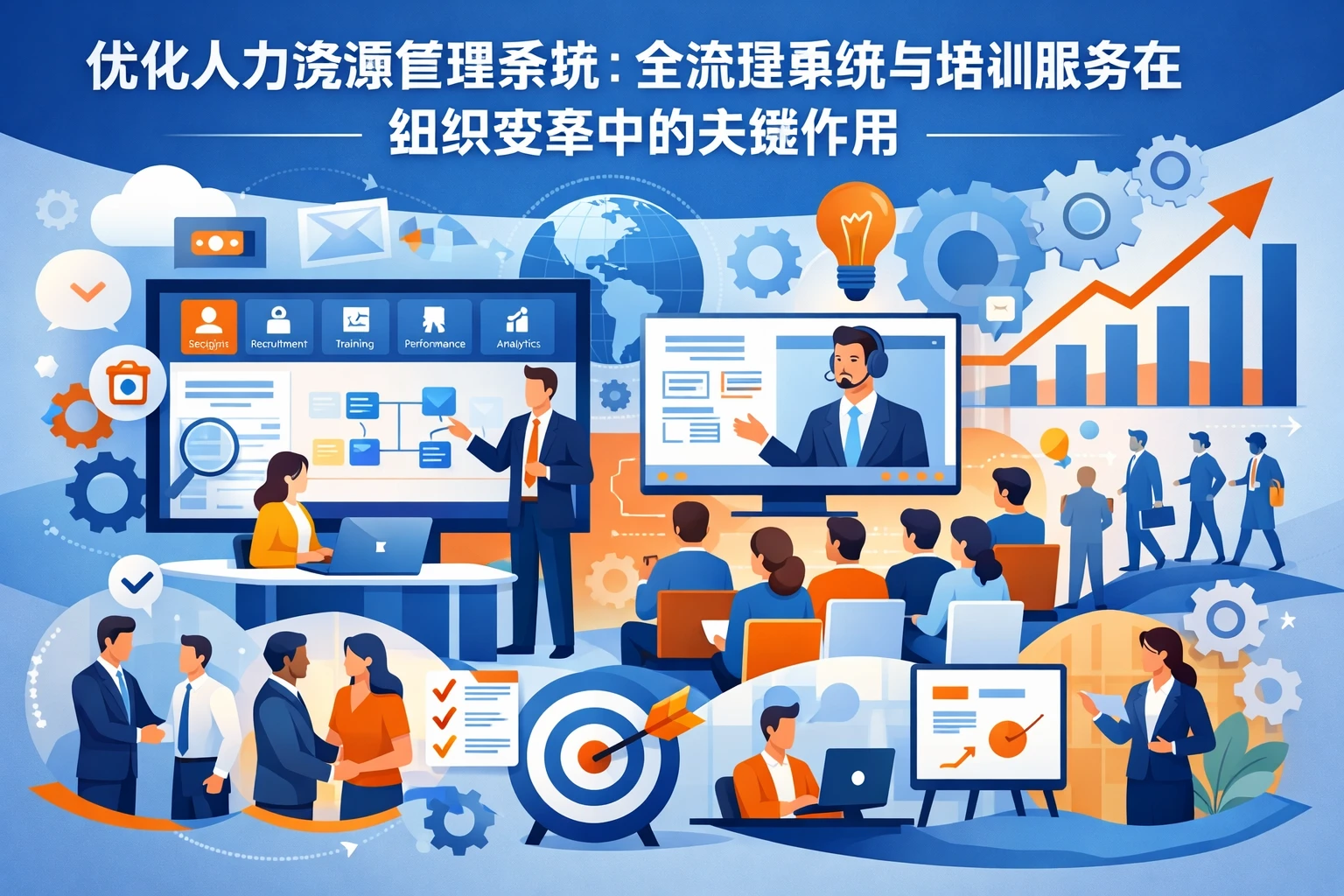 优化人力资源管理系统：全流程系统与培训服务在组织变革中的关键作用