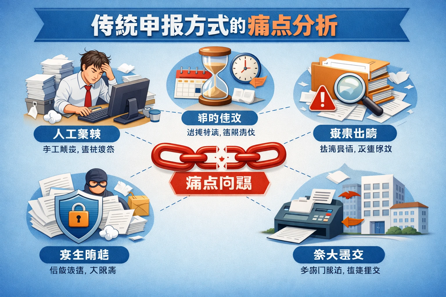 传统申报方式的痛点分析