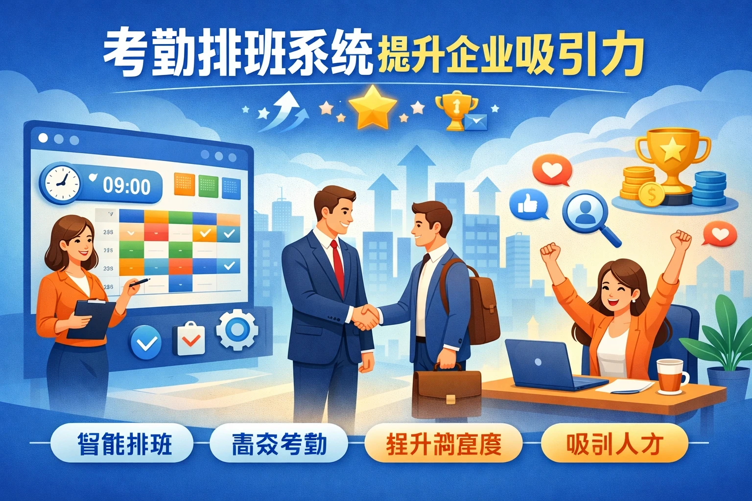 考勤排班系统提升企业吸引力