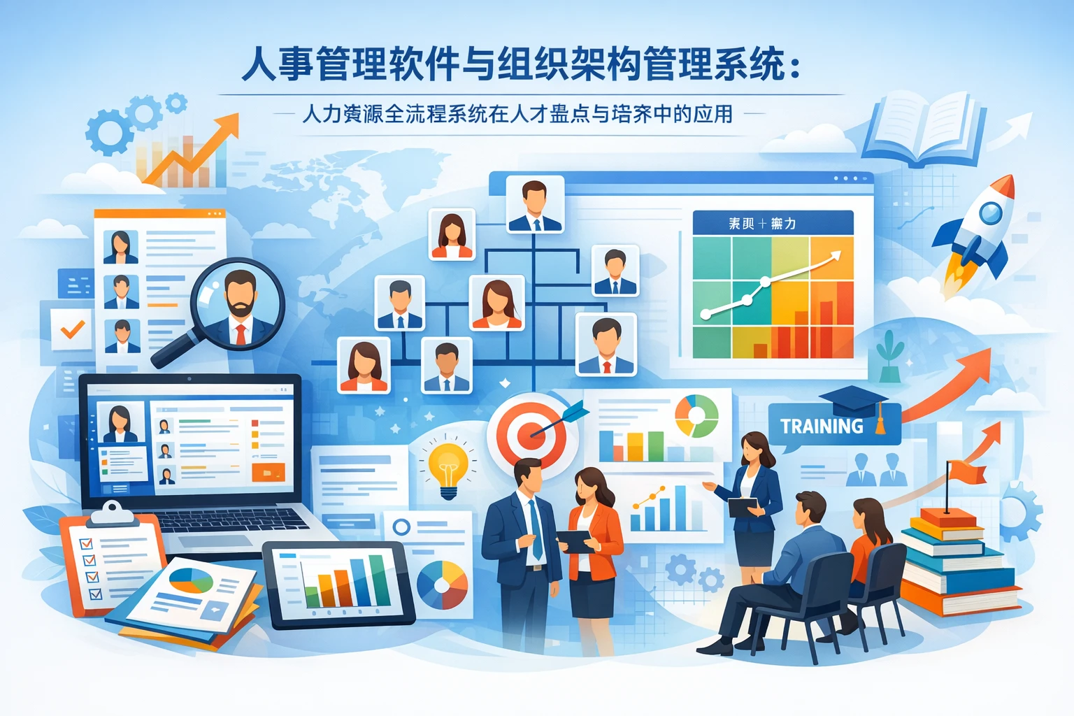 人事管理软件与组织架构管理系统：人力资源全流程系统在人才盘点与培养中的应用