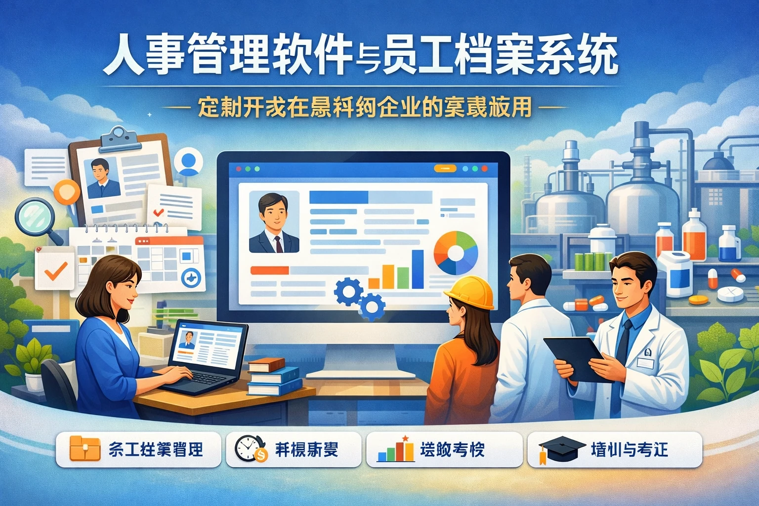 人事管理软件与员工档案系统：定制开发在原料药企业的实践应用