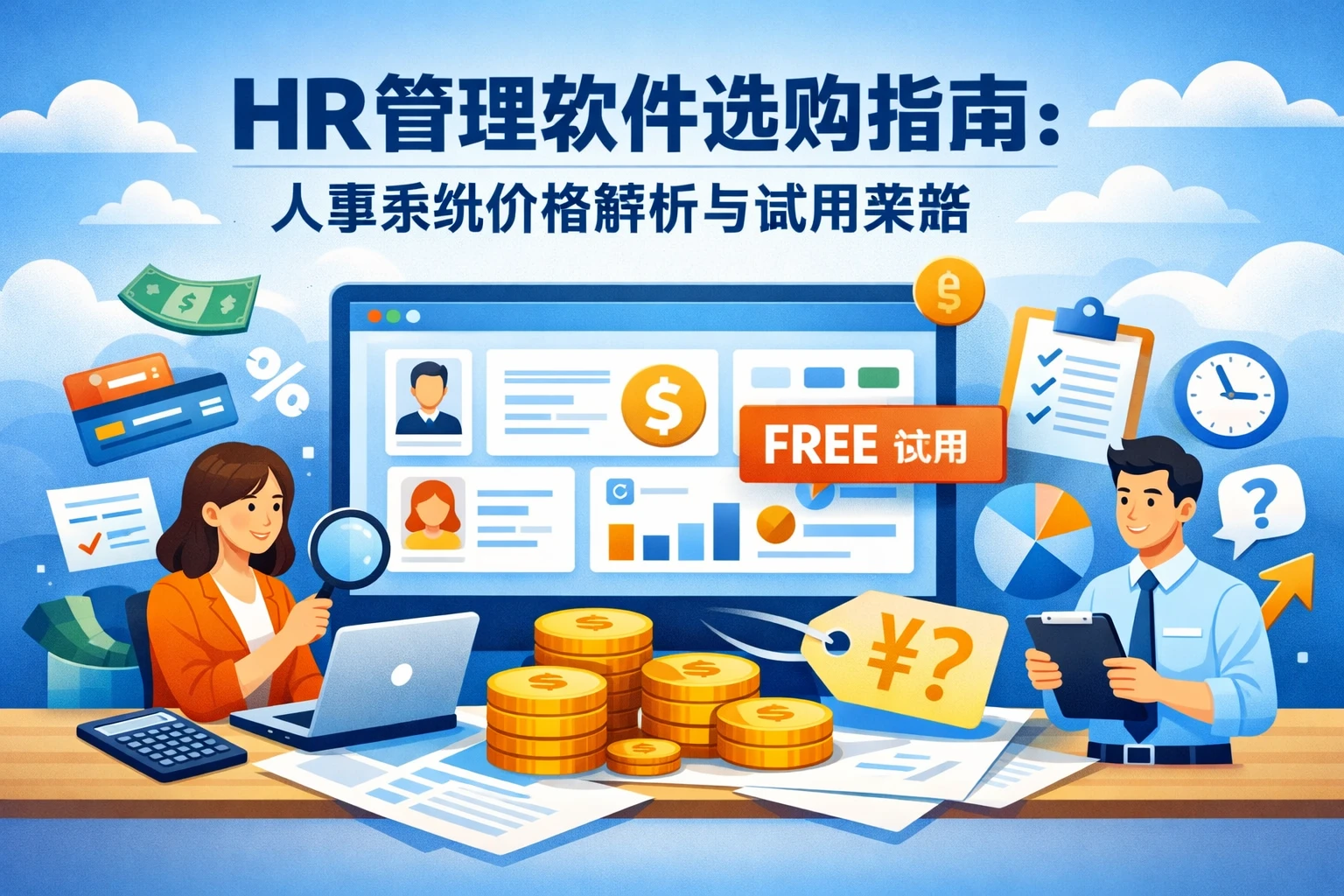 HR管理软件选购指南：人事系统价格解析与试用策略