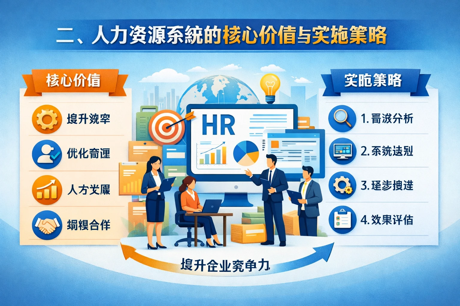 二、人力资源系统的核心价值与实施策略