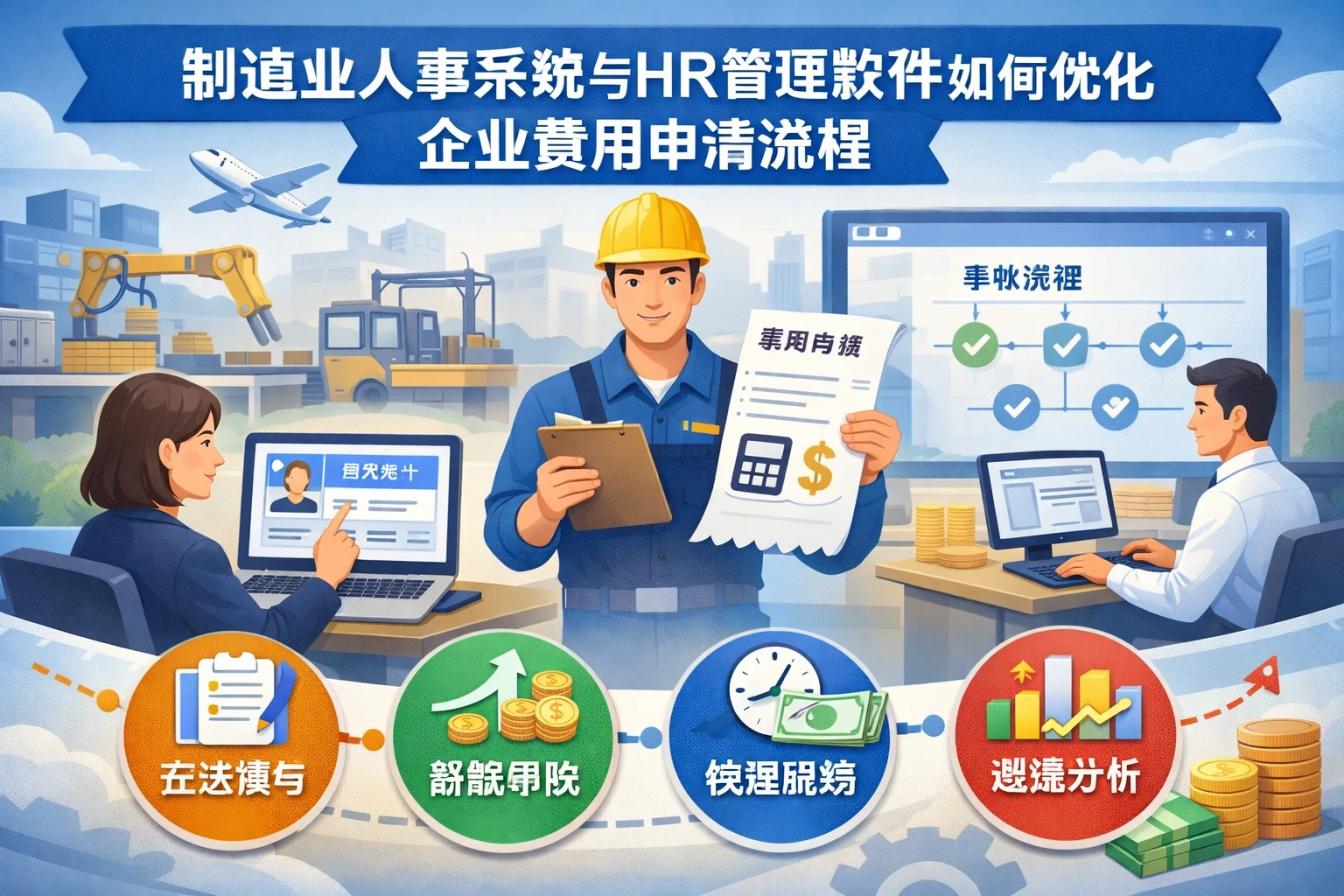 制造业人事系统与HR管理软件如何优化企业费用申请流程