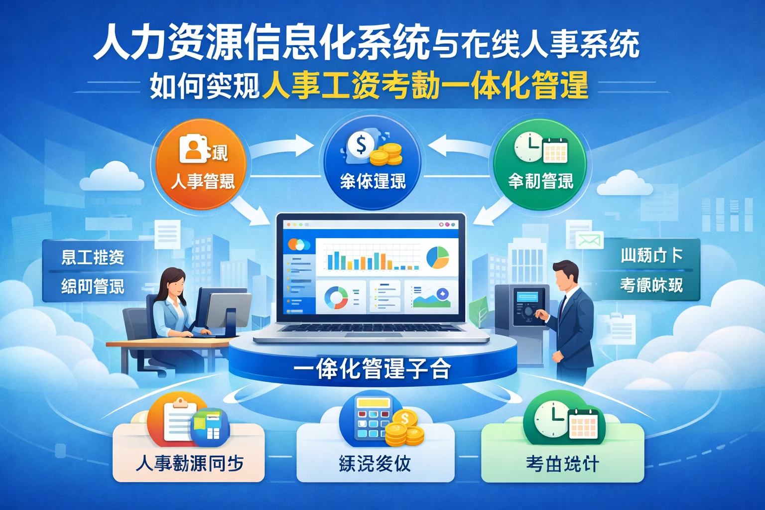 人力资源信息化系统与在线人事系统如何实现人事工资考勤一体化管理