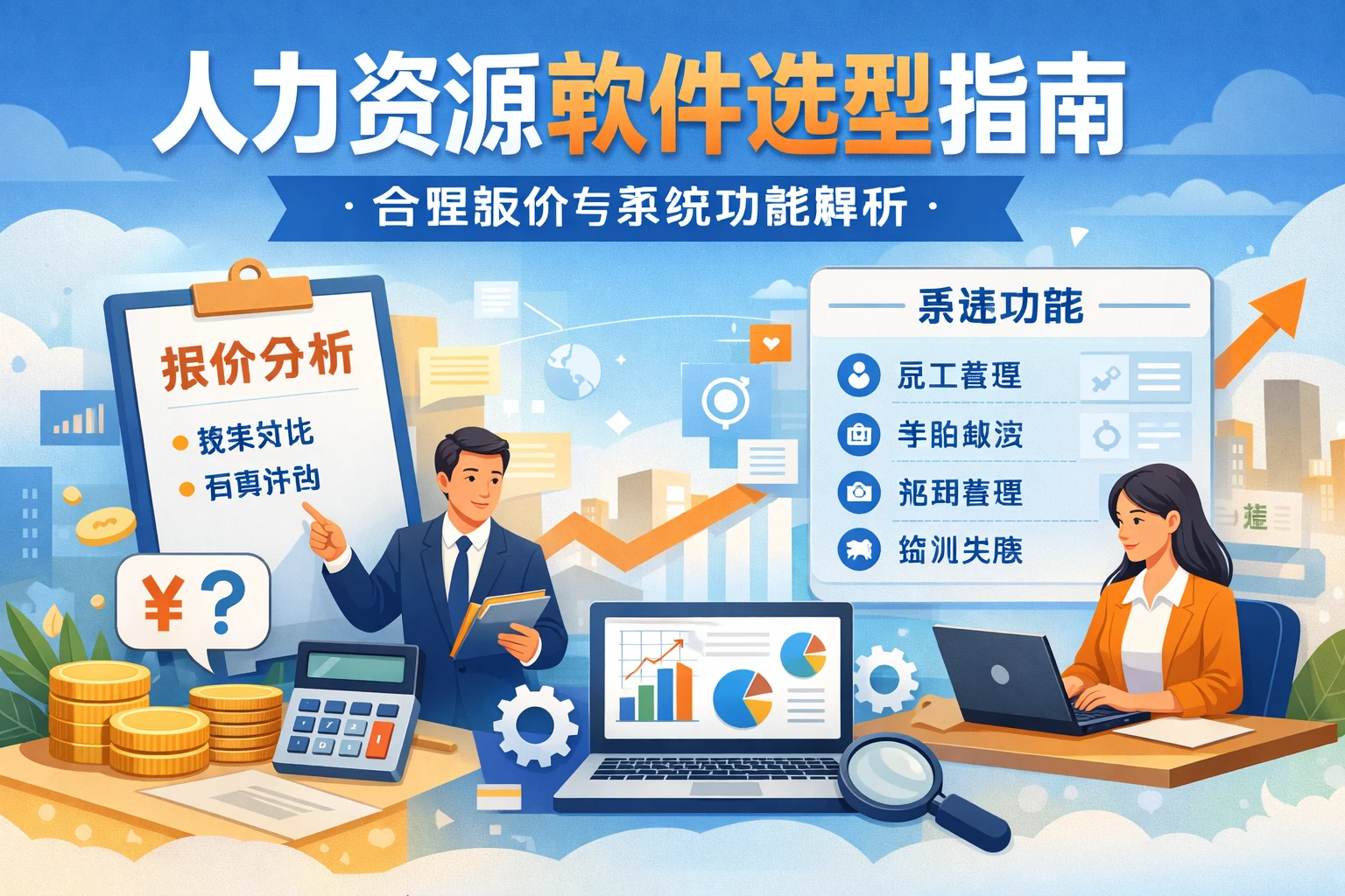 人力资源软件选型指南:合理报价与系统功能解析