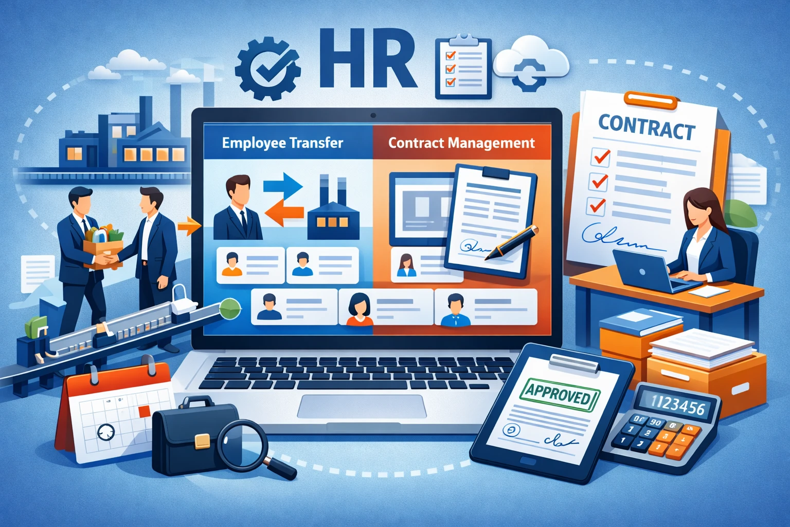 智能人事系统优化员工转厂与合同管理的HR管理软件解决方案