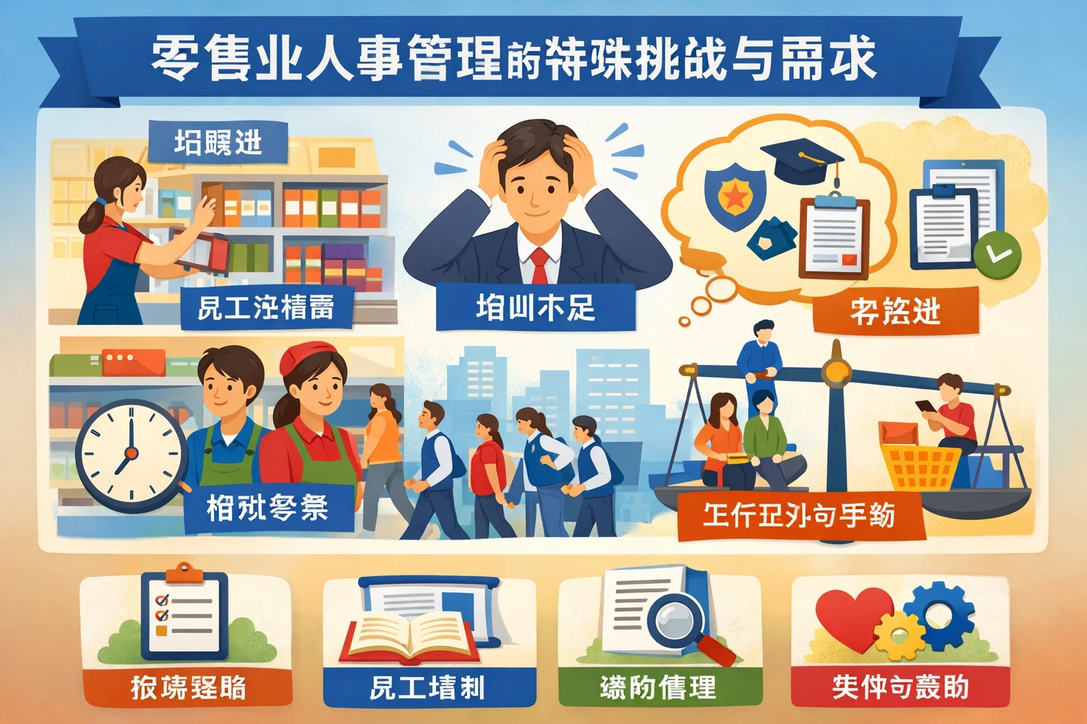 零售业人事管理的特殊挑战与需求