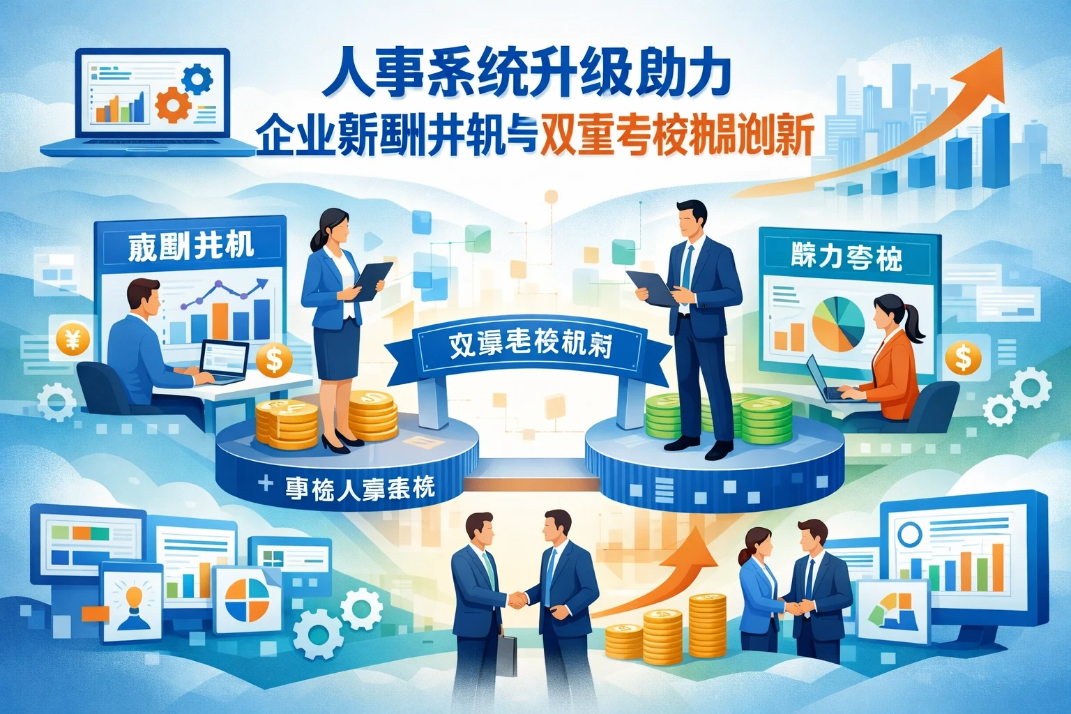 人事系统升级助力企业薪酬并轨与双重考核机制创新