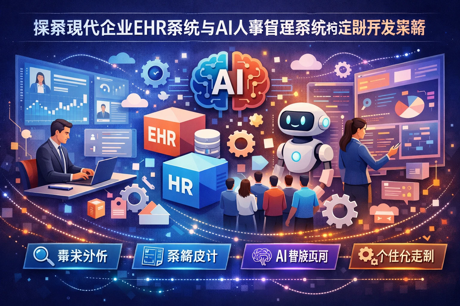 探索现代企业ehr系统与AI人事管理系统的定制开发策略