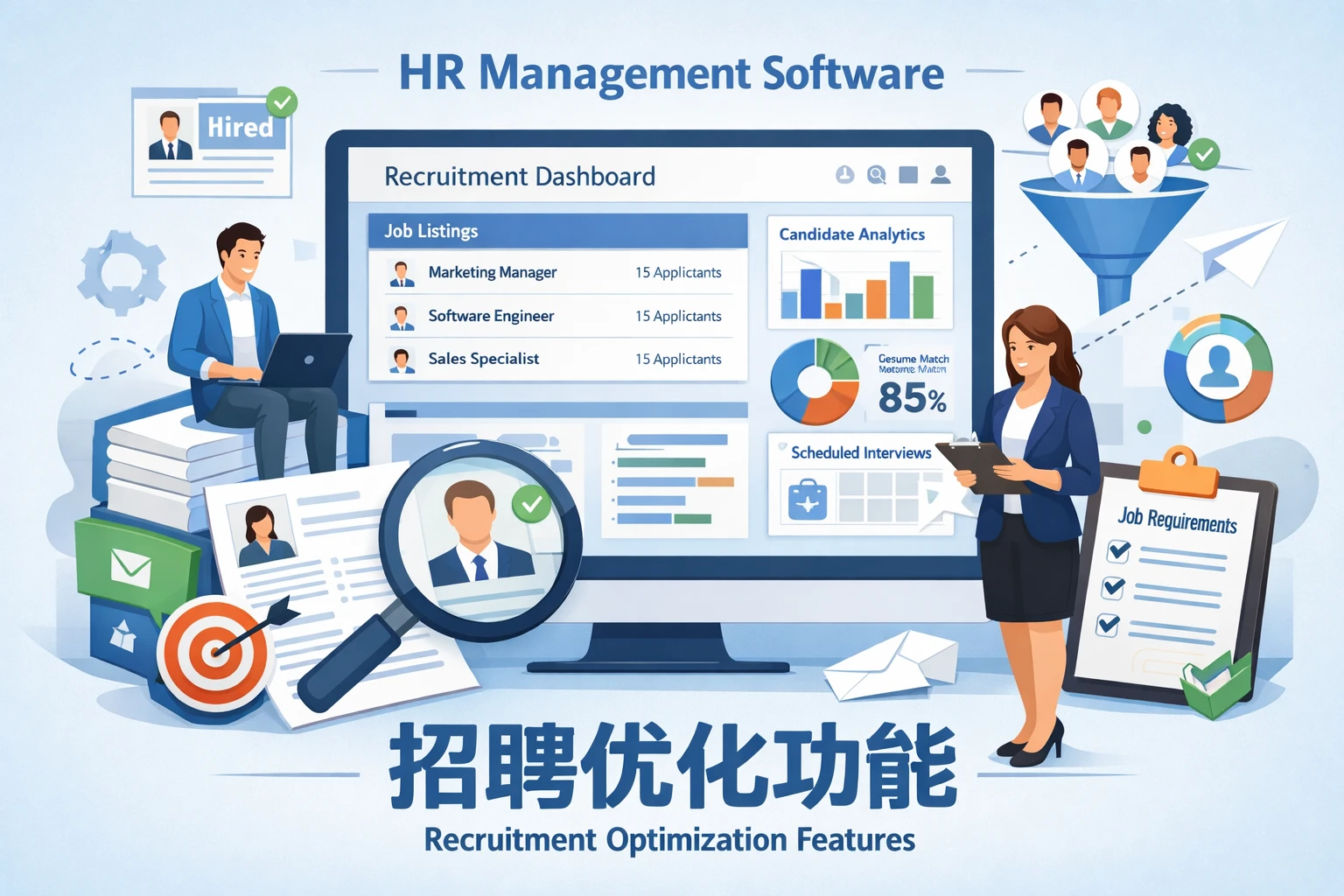 人事管理软件的招聘优化功能