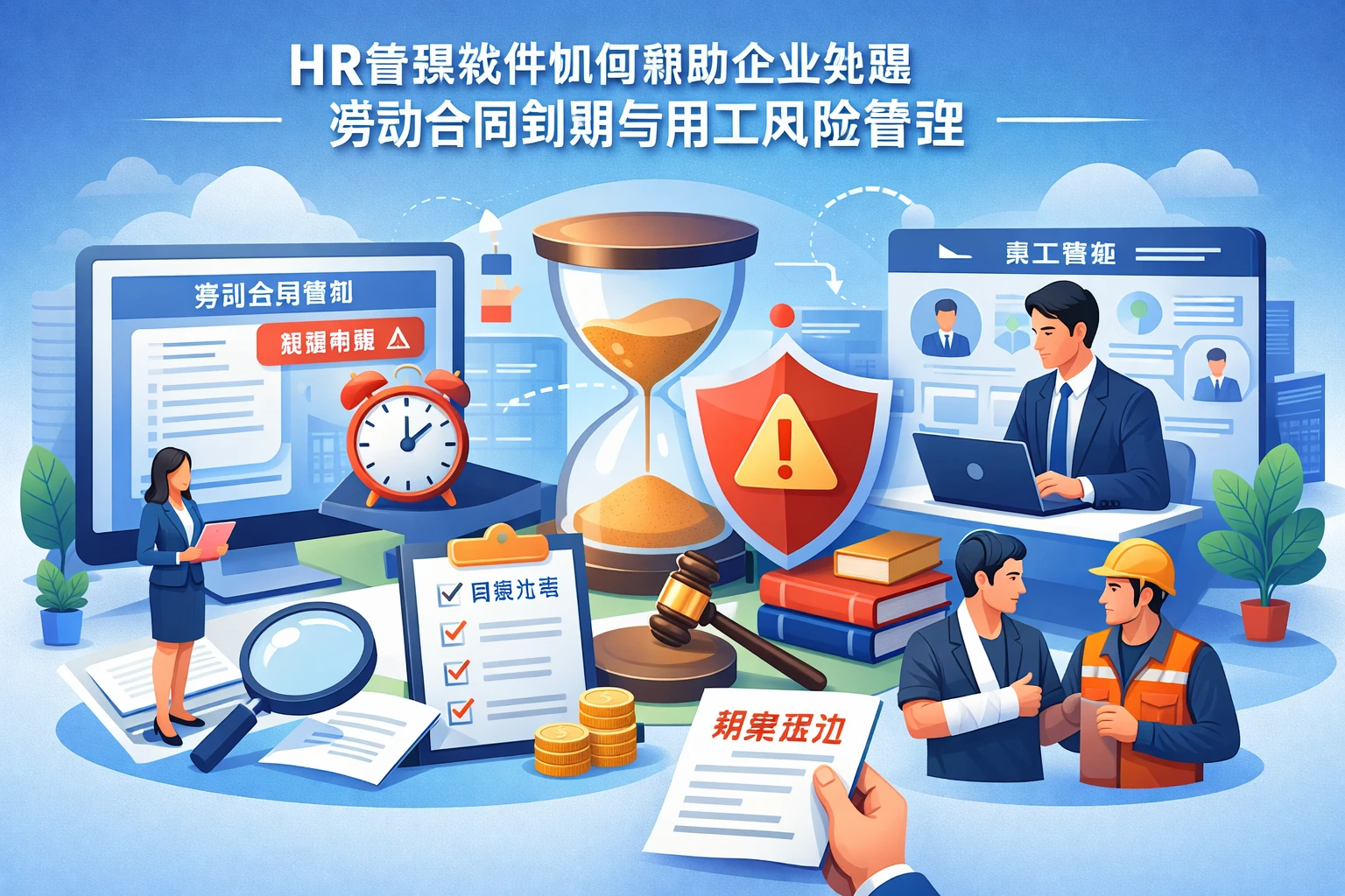 HR管理软件如何帮助企业处理劳动合同到期与用工风险管理