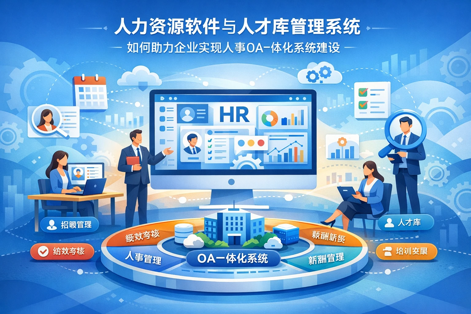 人力资源软件与人才库管理系统如何助力企业实现人事OA一体化系统建设