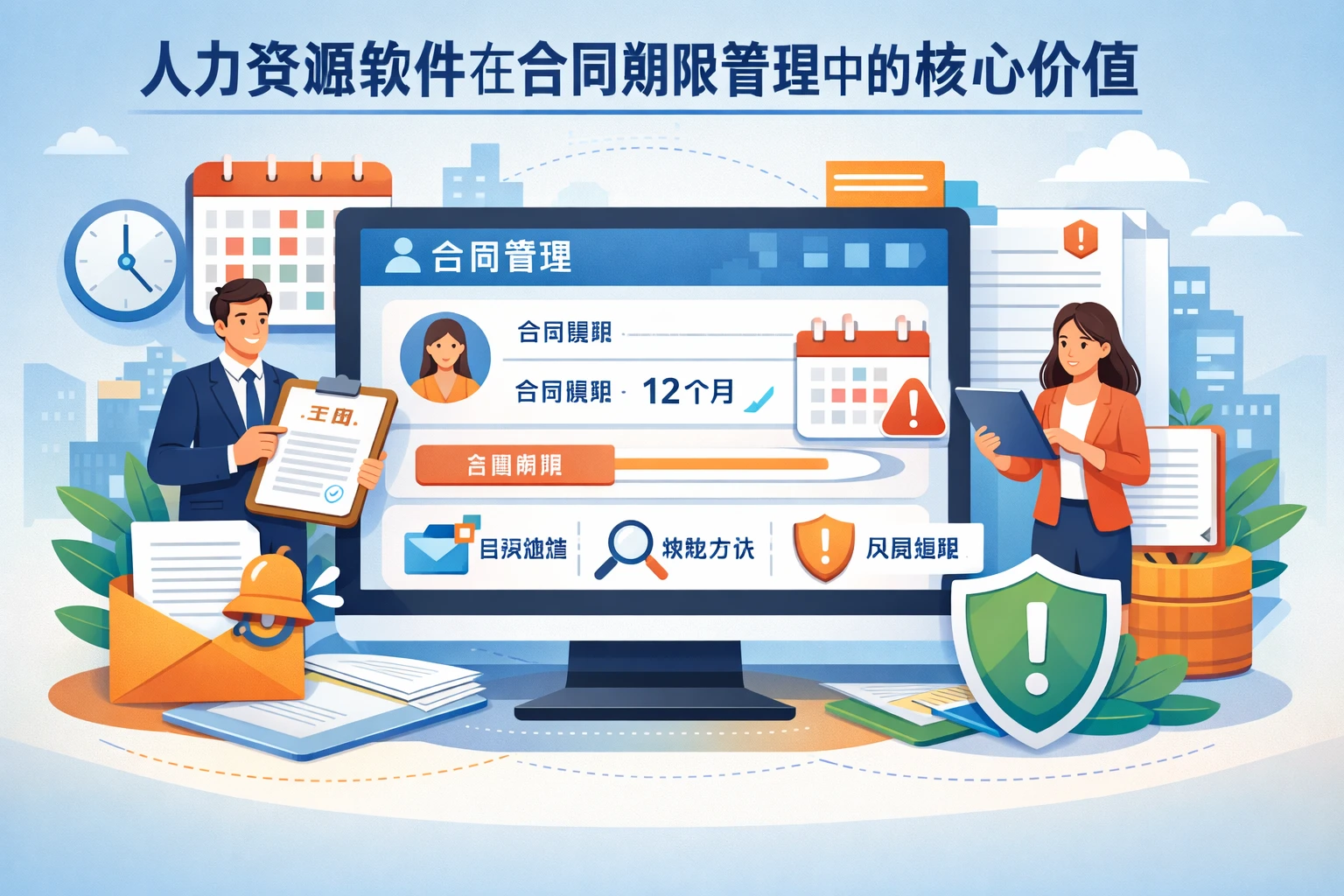 人力资源软件在合同期限管理中的核心价值